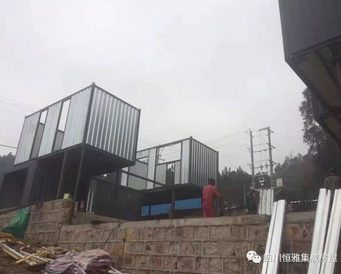 成都集裝箱安裝過程